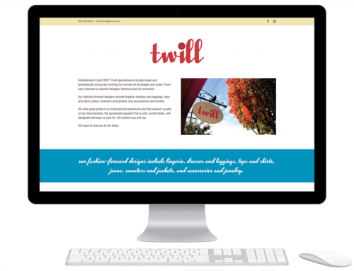 Twill Clothing – Website Design & Development