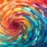 Color spiral image