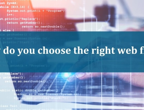How do you choose the right web firm?